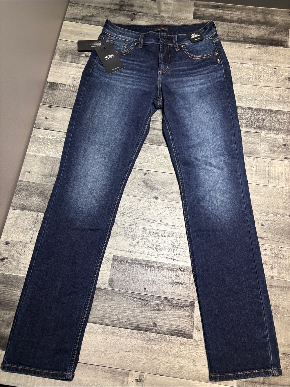 Silver Suki Curvy Fit Straight Leg